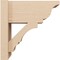 Ekena Millwork 8-in W x 16-in D x 16-in H Balboa Trad Rough Cedar Woodgrain TimberThane Outlooker, Primed Tan OUTUR080X16X16BOA04RCPR - alternate 6